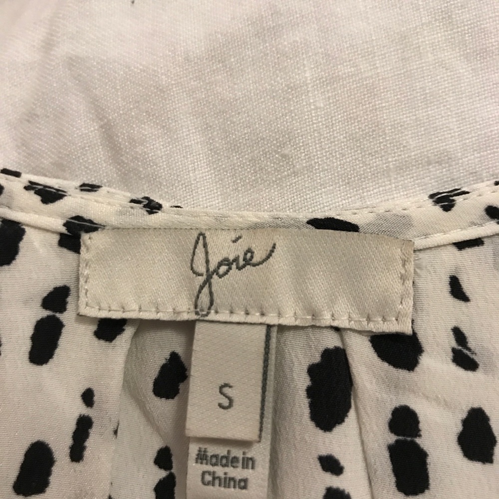 Joie sleeveless silk blouse.